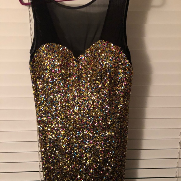 Short, glittery dress - Picture 1 of 3
